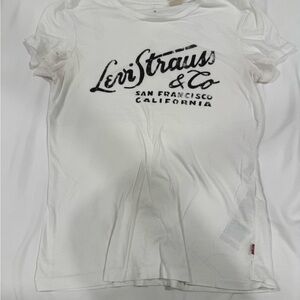 Levi's White Short Sleeve Tee